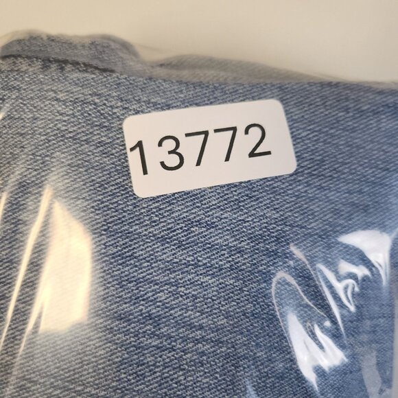 American Eagle Jeans Mens Size 31x32 Low Loose Baggy Straight Light Wash Denim - Picture 10 of 10